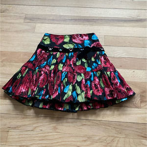 The Children's Place Vintage Red Rose Skirt